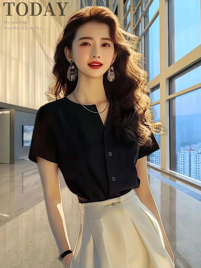 黑色怎么搭配衣服好看图片女生图片欣赏