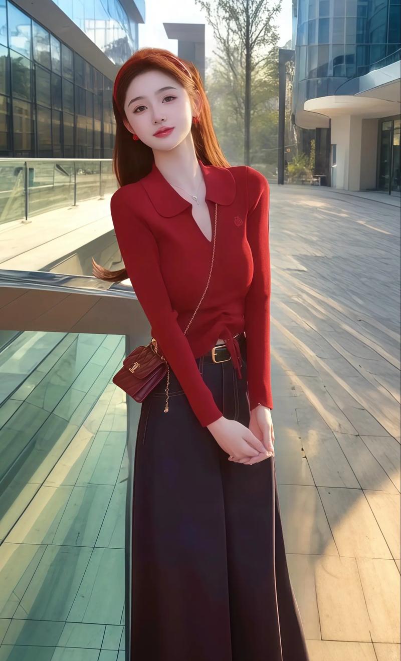 穿红裤子怎么搭配衣服好看
