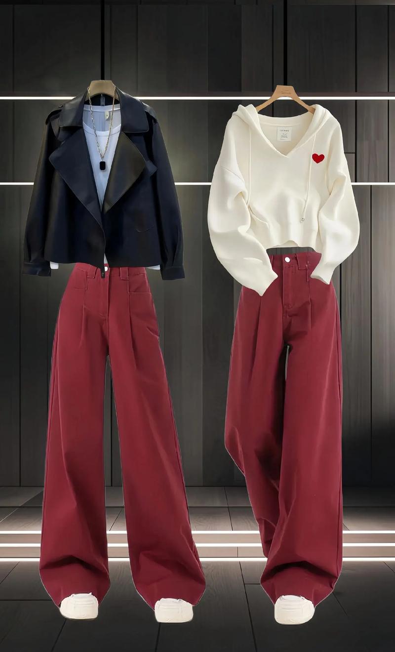 穿红裤子怎么搭配衣服好看