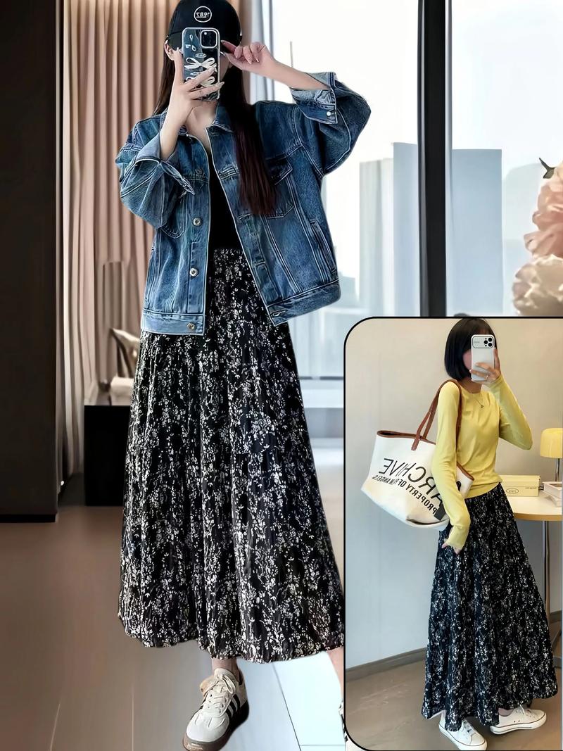 大摆长裙子怎么搭配鞋子好看