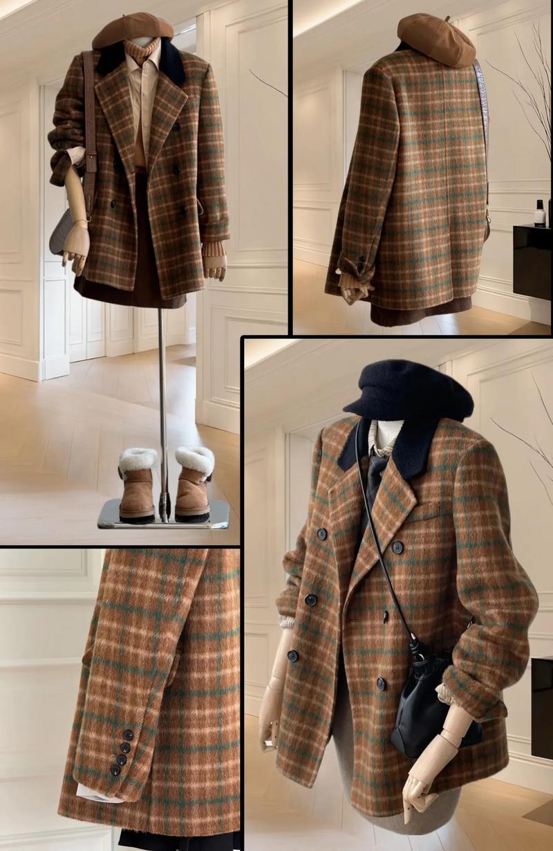 英伦格子怎么搭配衣服