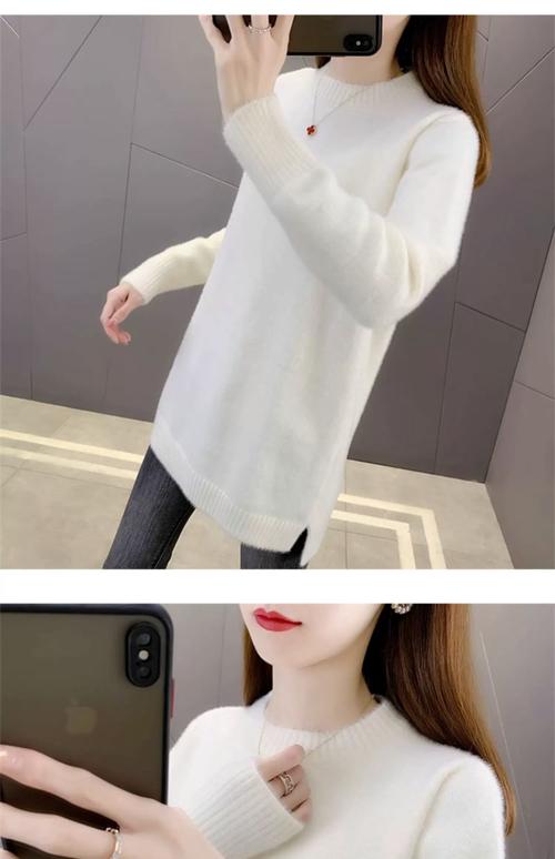 韩版家绒长款毛衣女外套怎么搭配