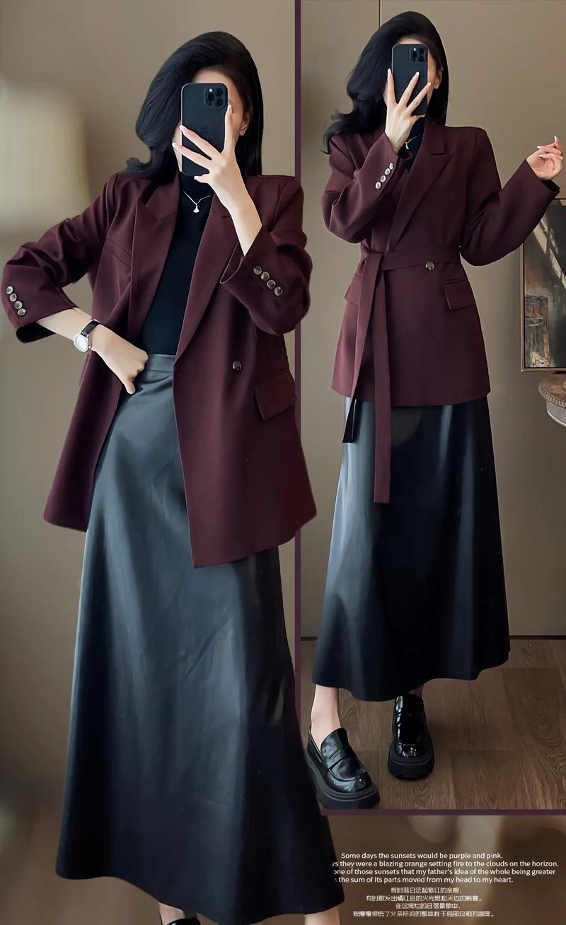 长款西服下面怎么搭配