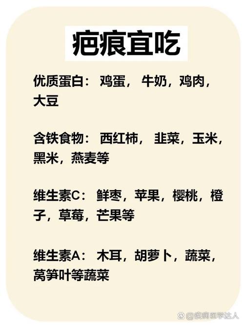 疤痕增生不能吃什么