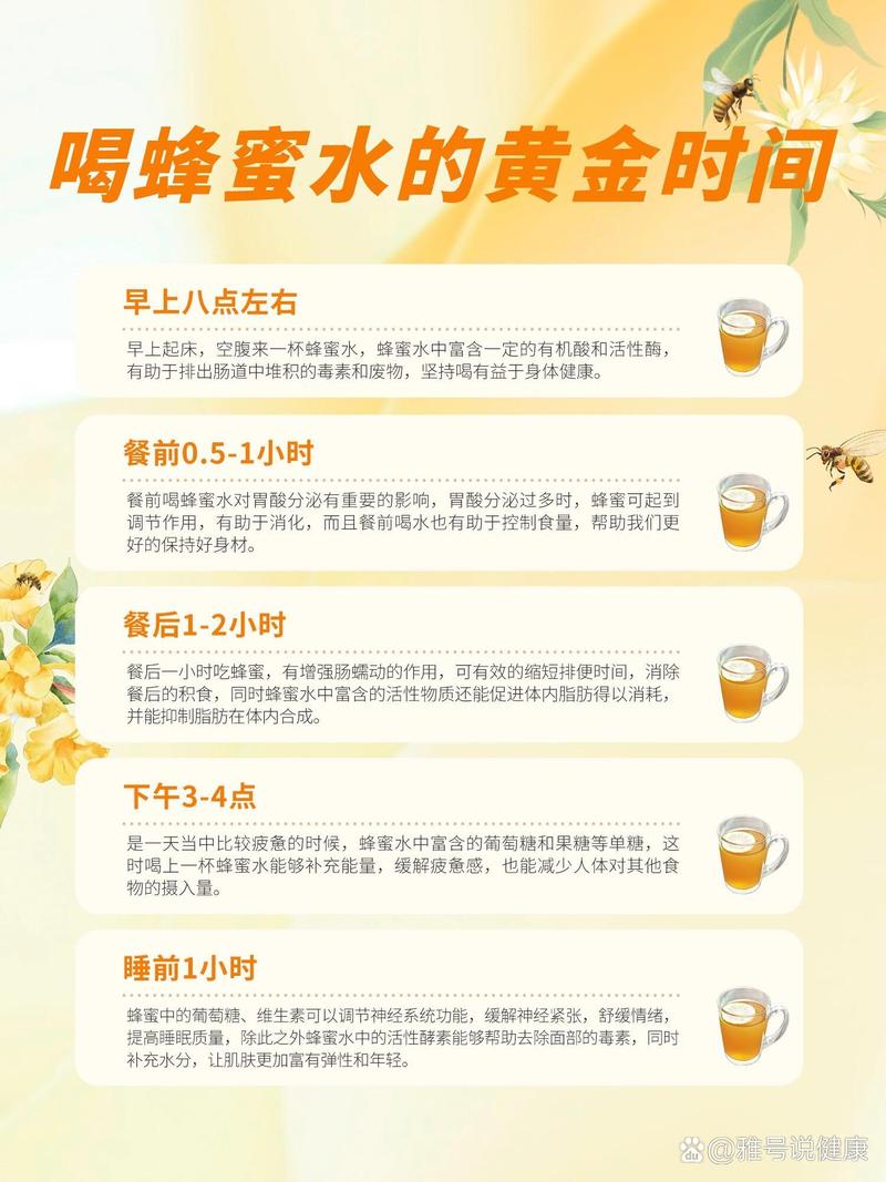 什么时候喝蜂蜜减肥