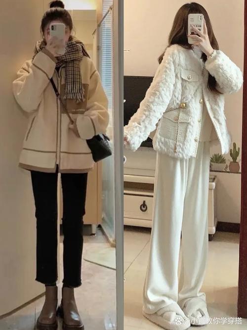 冬季女短款上衣外套怎么搭配