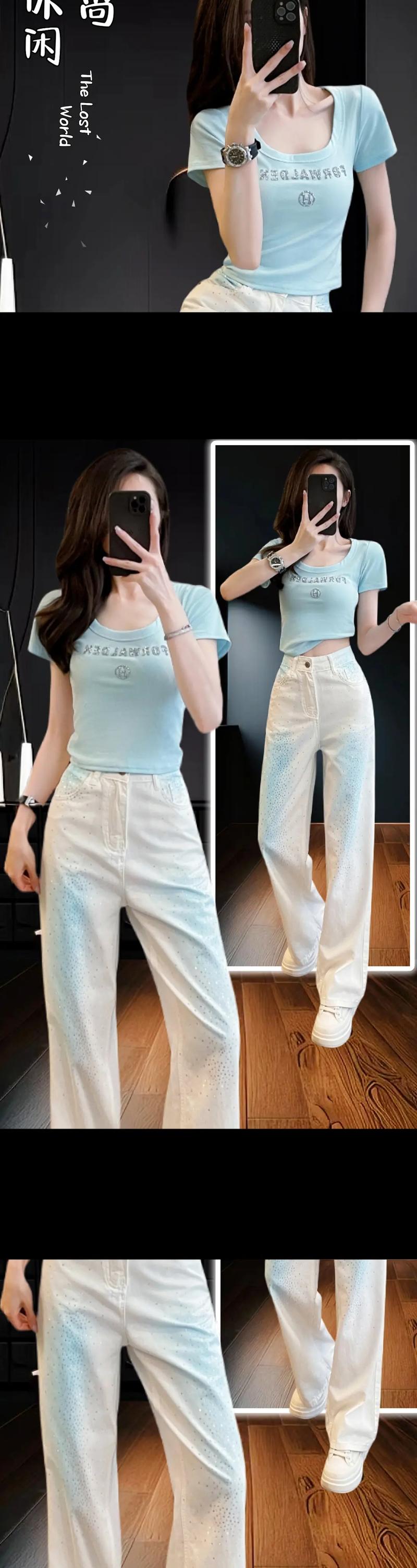 长身短袖怎么搭配衣服好看