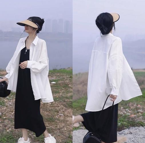 夏天中长衣服怎么搭配图片