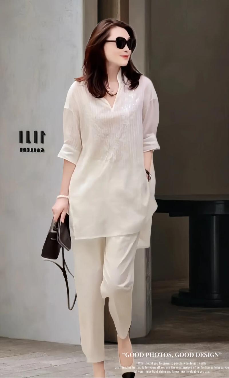 夏季中长衣服怎么搭配