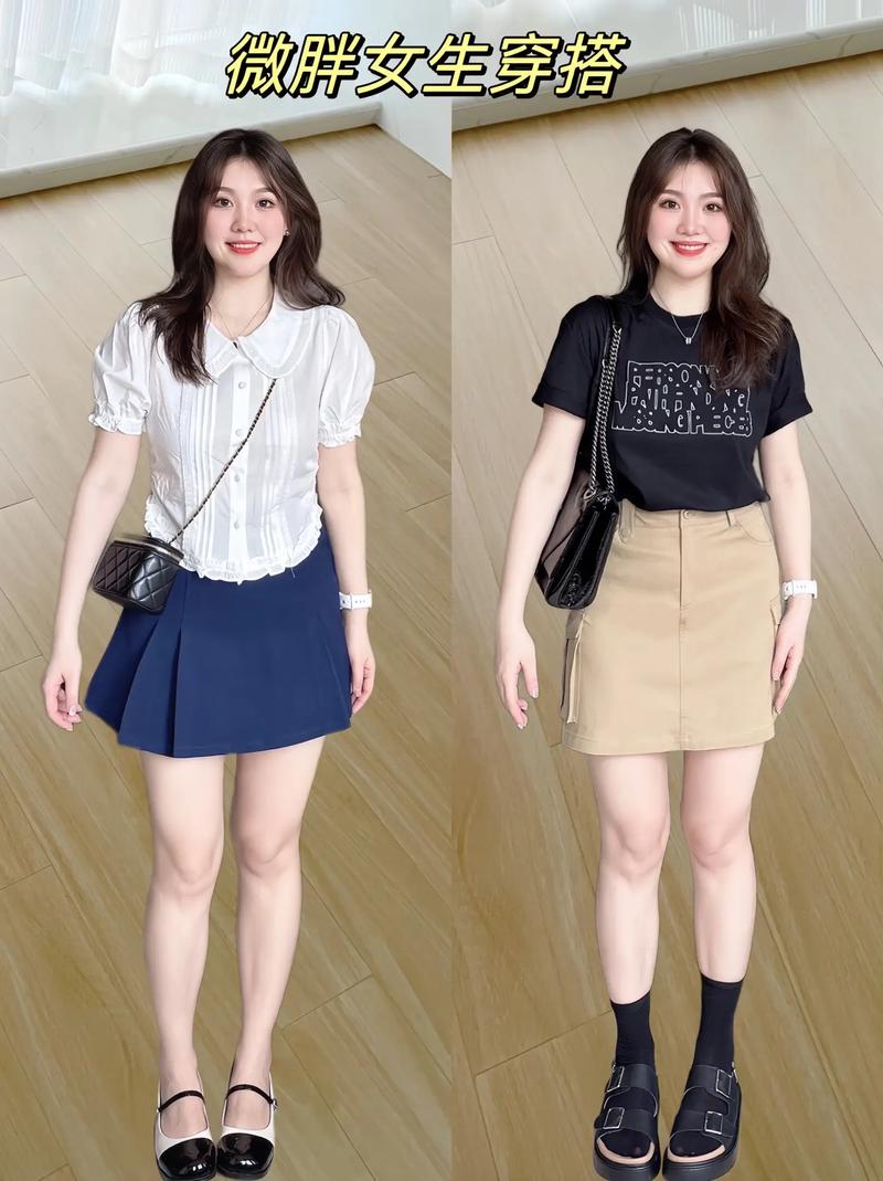 腿胖个矮怎么搭配衣服好看图片