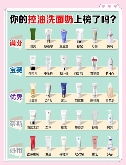 控油的洗面奶怎么选
