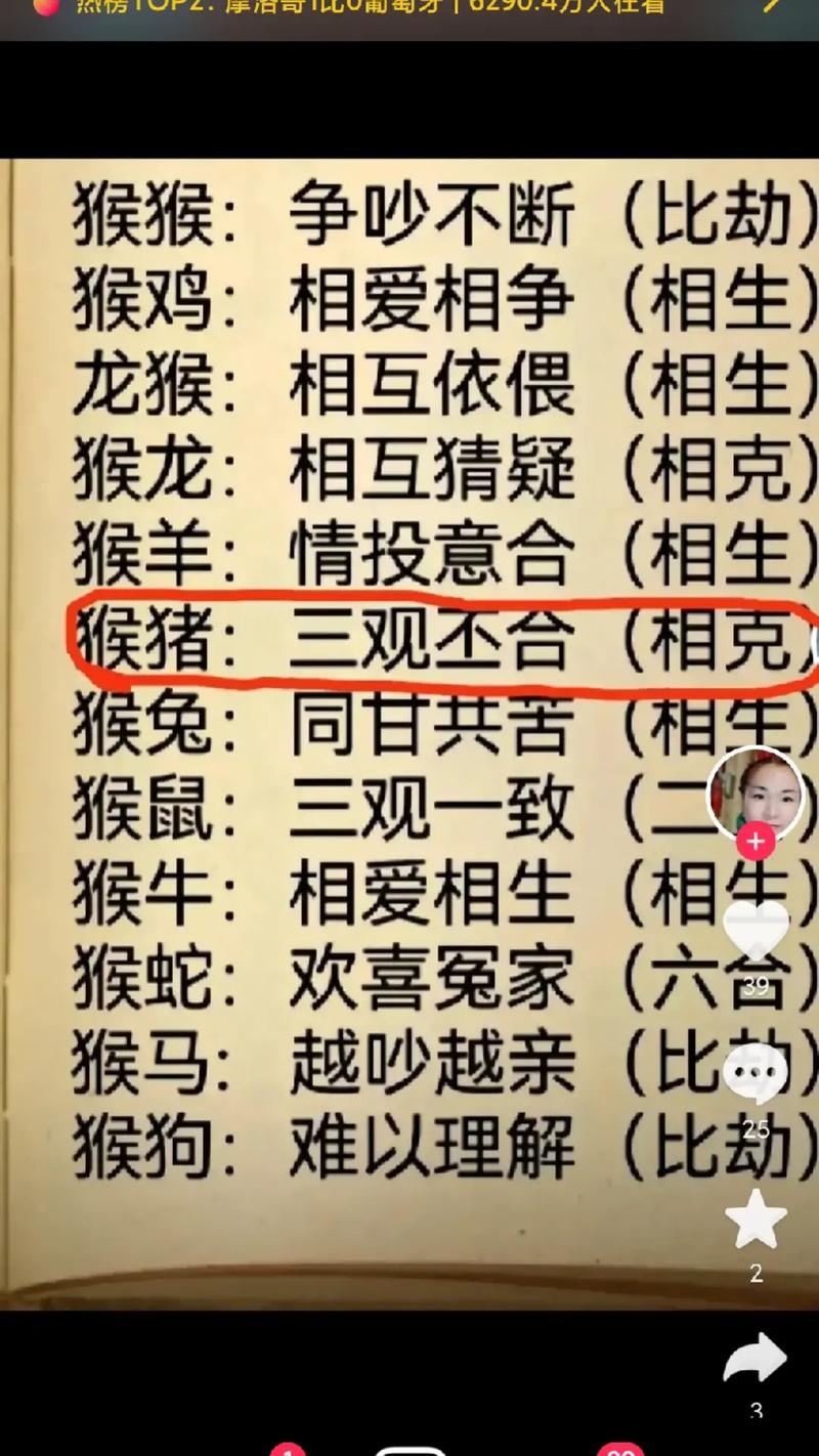 猴女配什么生肖最好