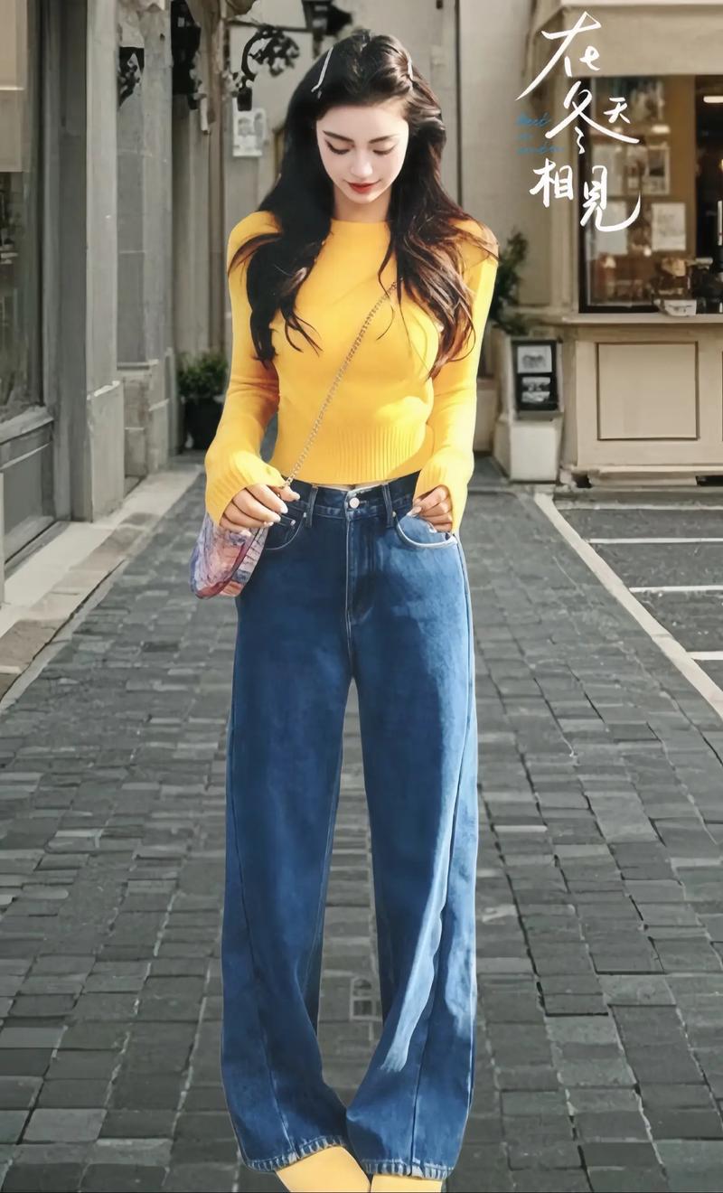 宽松针织裤子怎么搭配衣服