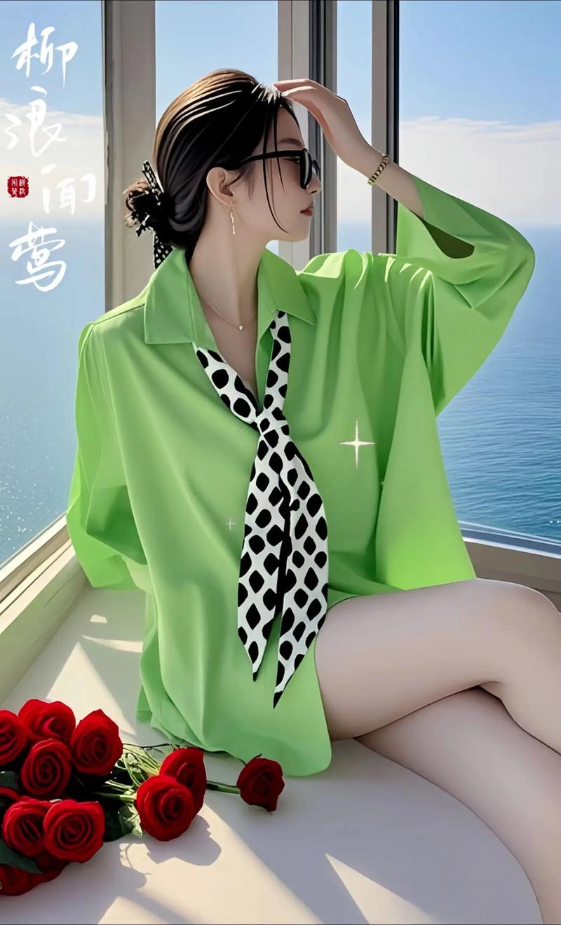 绿色衬衫配什么领带