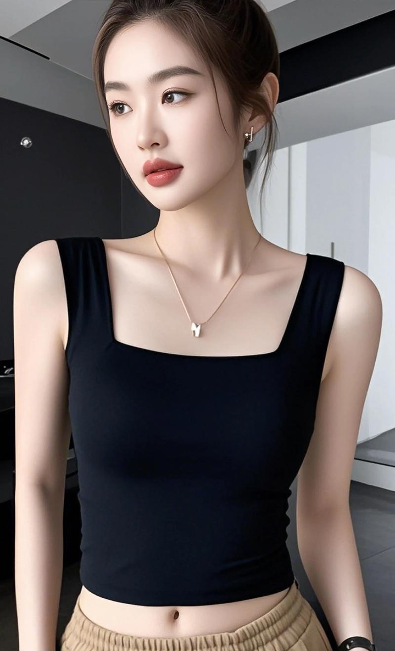 黑色呢子背心怎么搭配