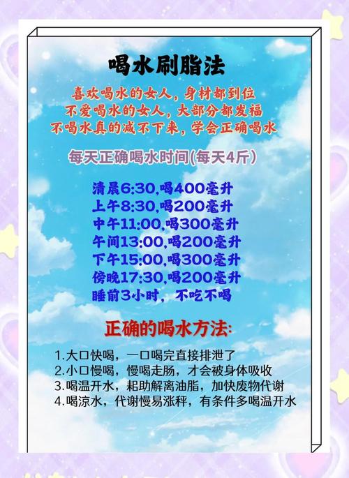 减肥时喝水可以放什么影响吗