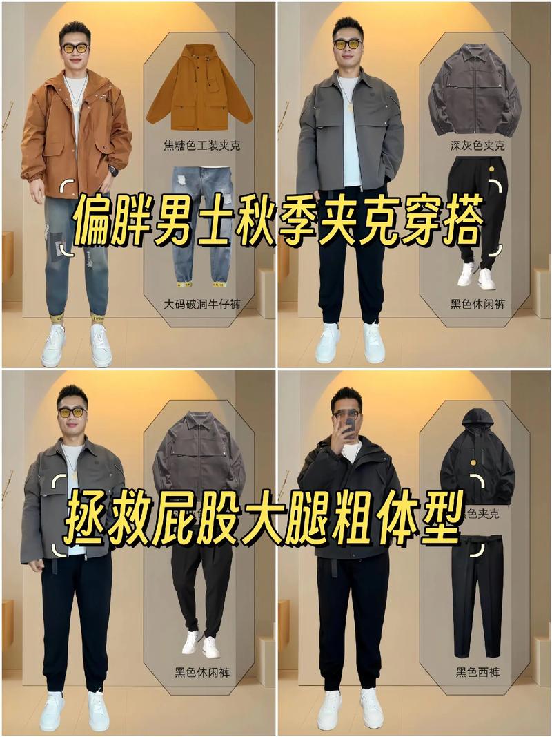 偏胖的男生怎么搭配穿衣服