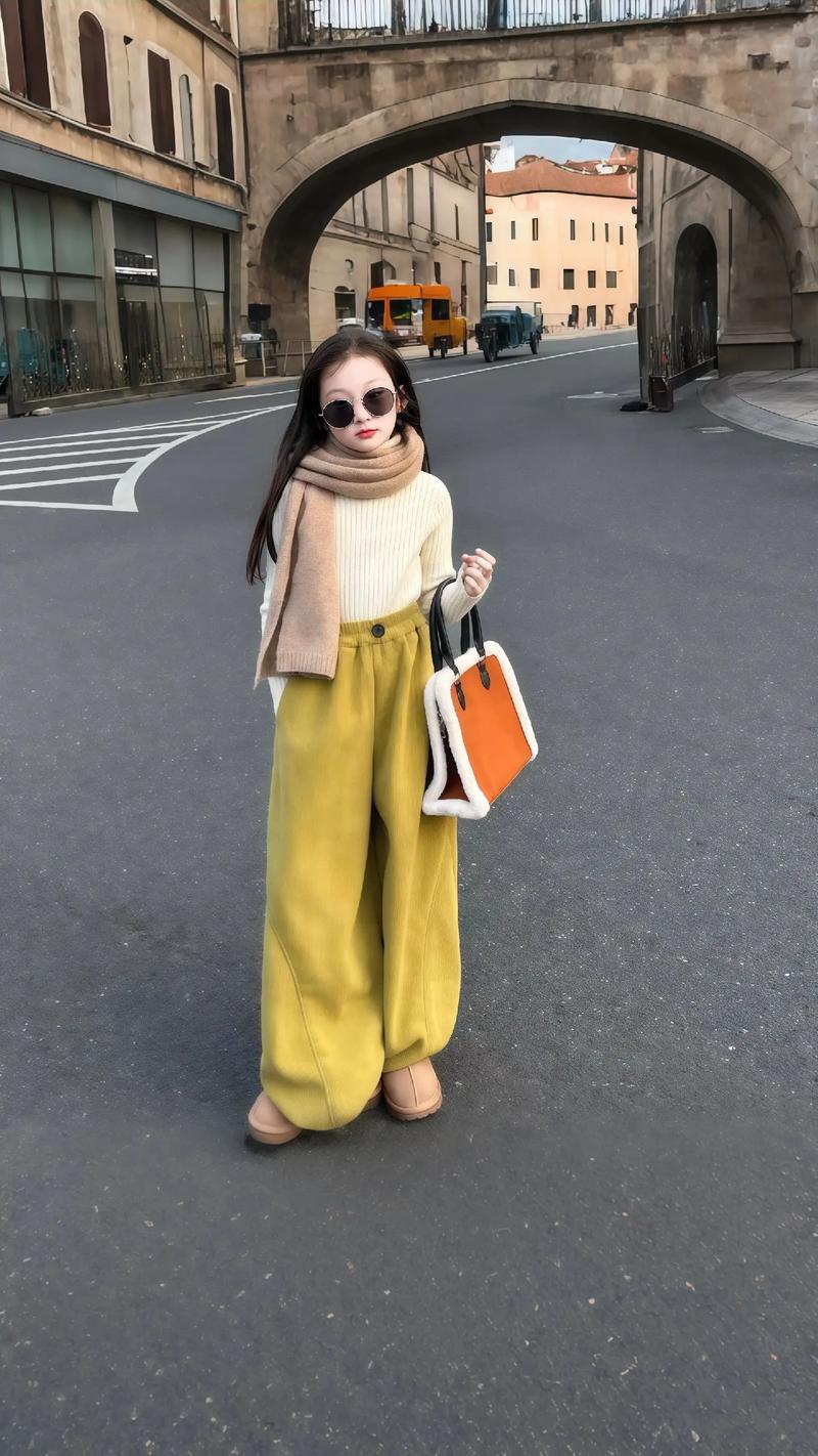姜黄色裤子配什么上衣