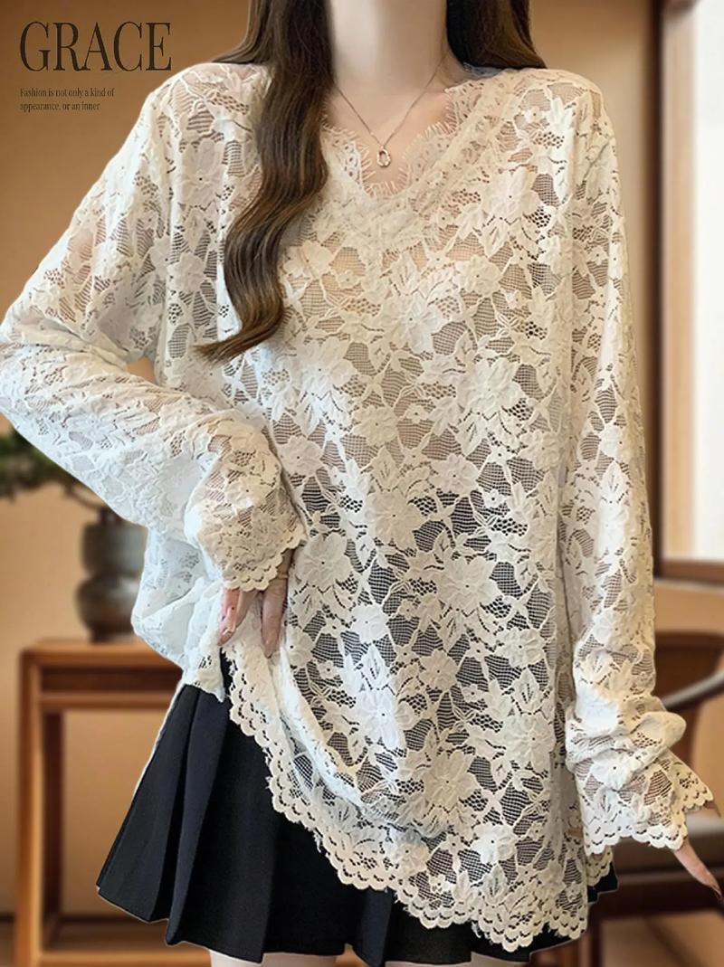 蕾丝外衣要怎么搭配衣服好看