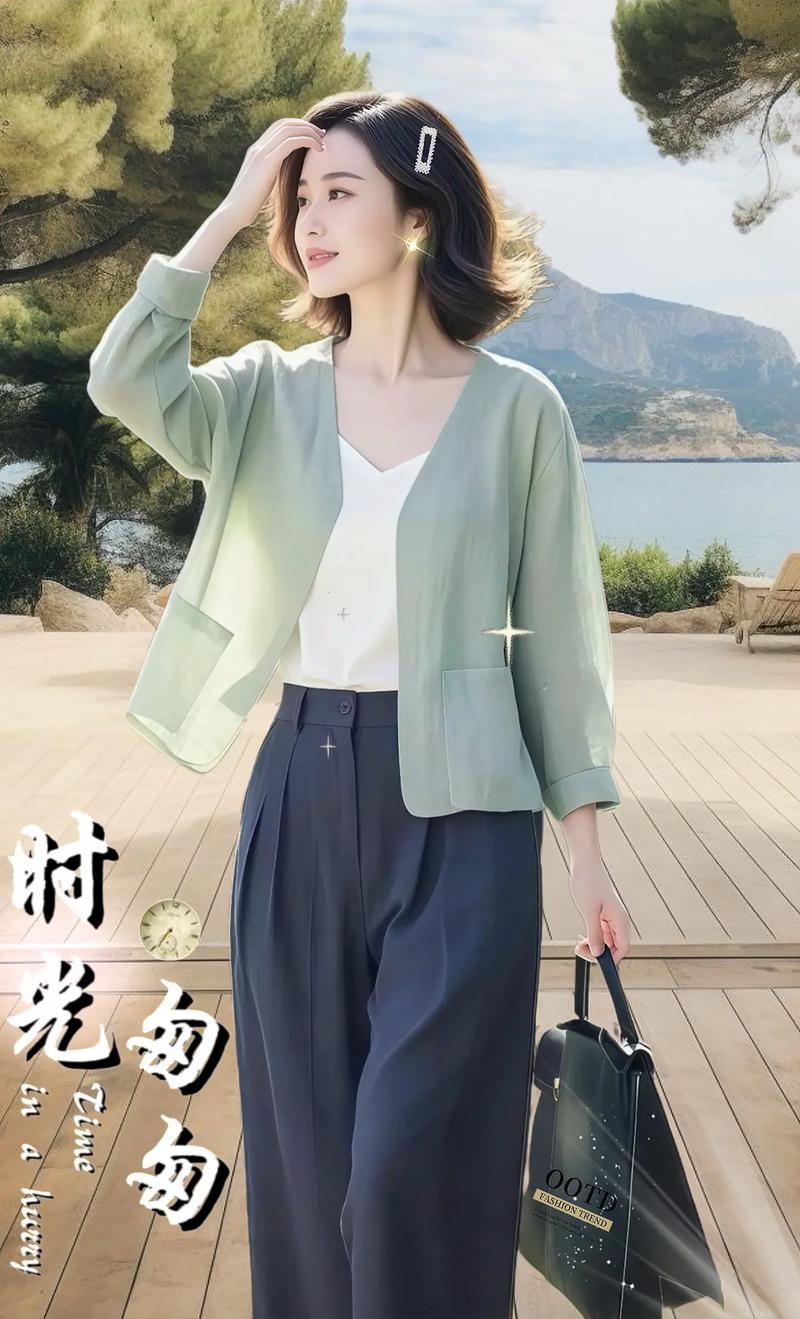 宽松短款短袖怎么搭配什么外套