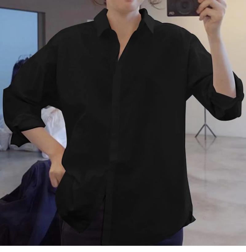 黑色男士长袖衬衫怎么搭配什么裤子图片欣赏