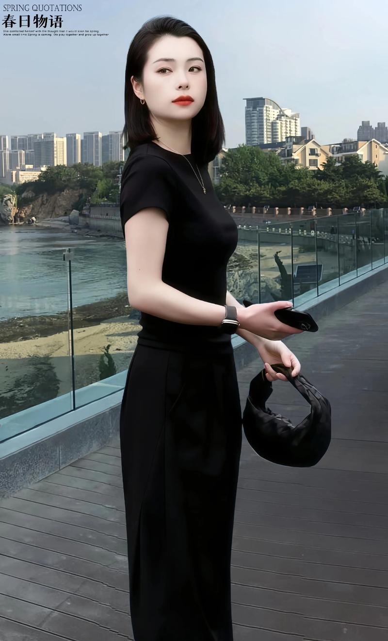 黑色毛衣短袖怎么搭配