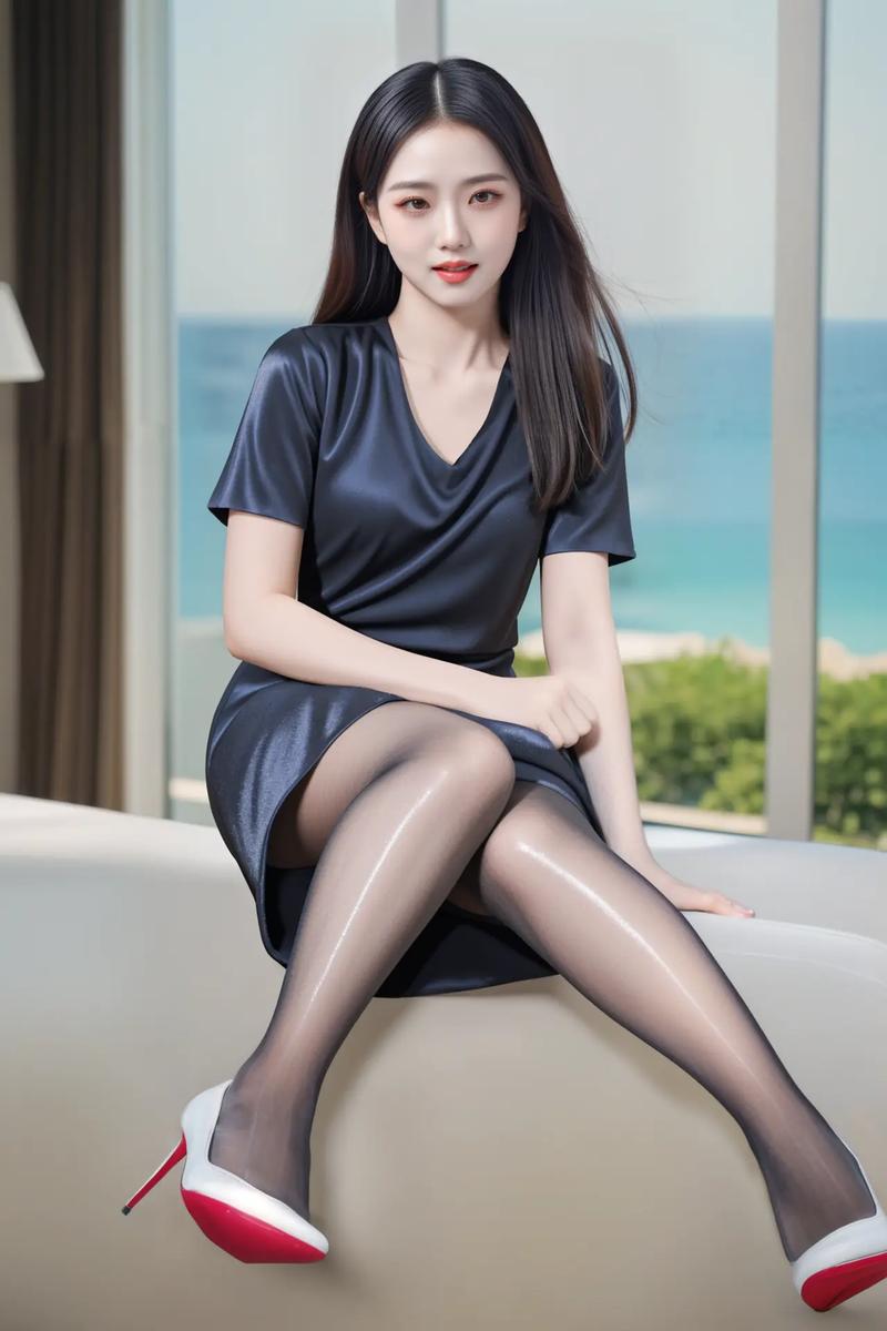 黑长丝袜怎么搭配鞋子图片大全