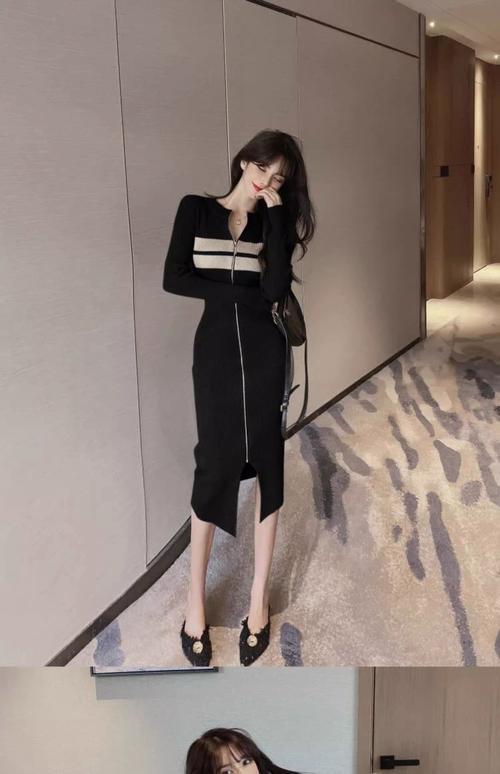 过膝打底长裙怎么搭配