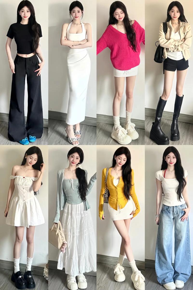 服装搭配怎么拍好看图片大全集