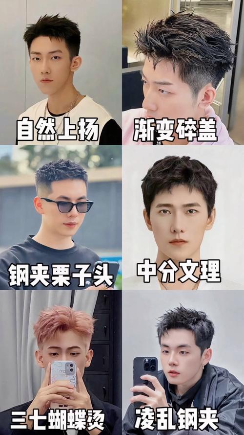 男生脸大留什么发型