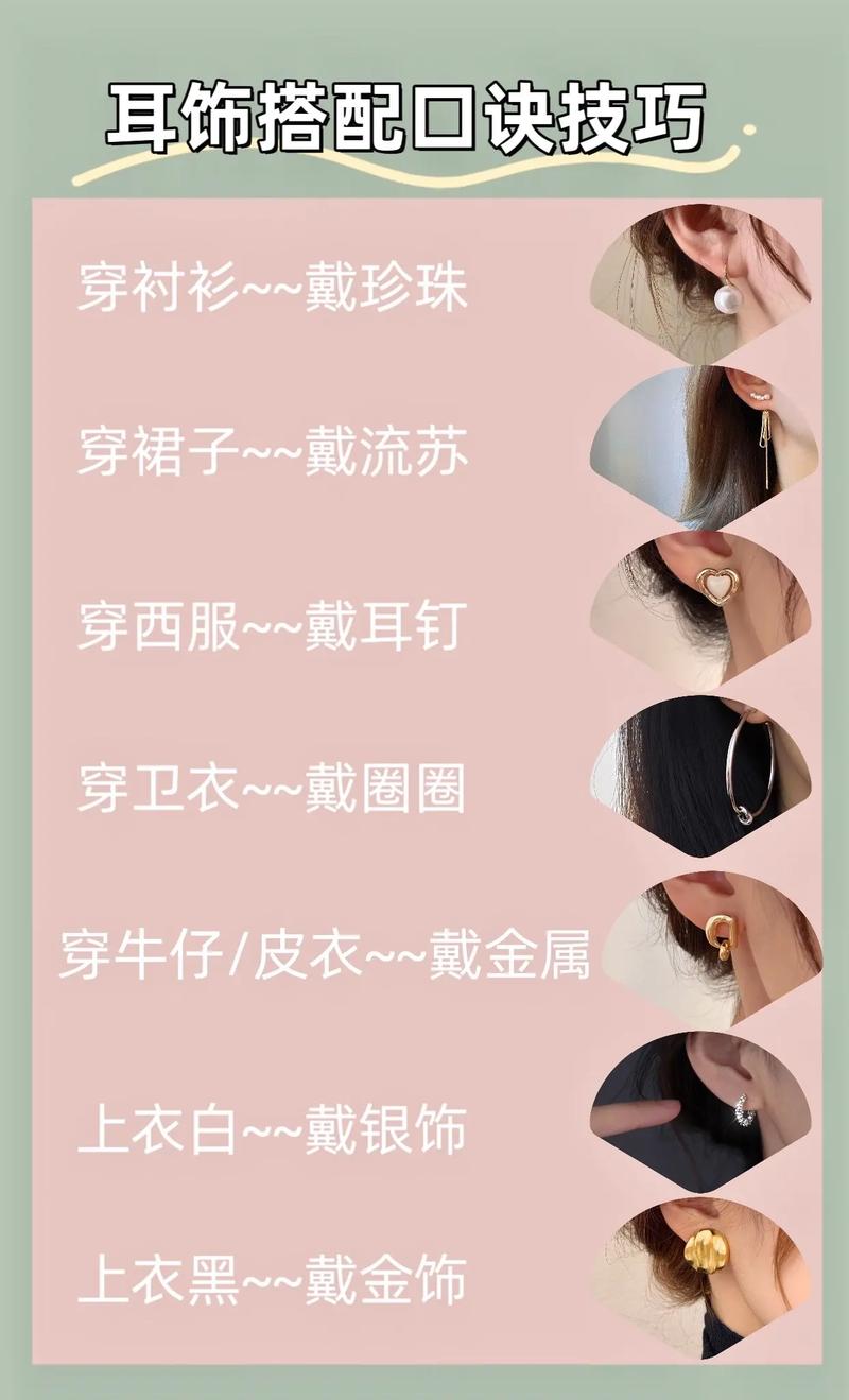 耳环怎么去搭配衣服
