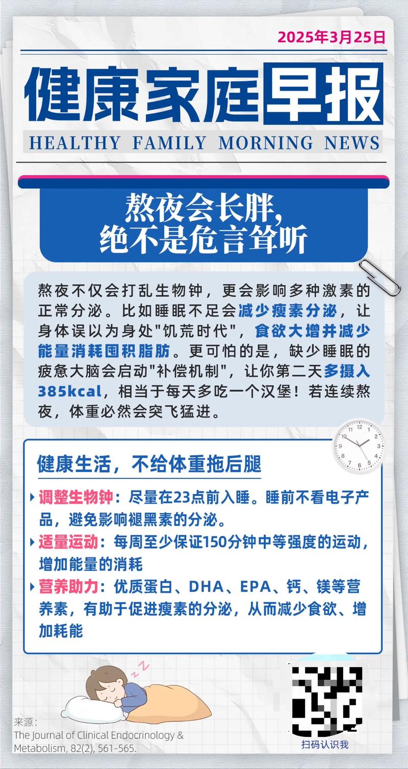 熬夜为什么会发胖