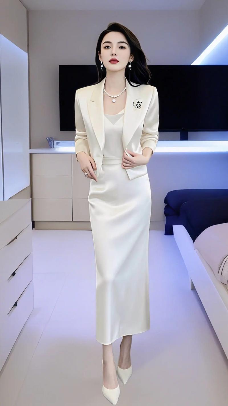 长吊带打底裙怎么搭配什么外套