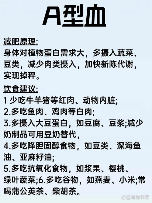 a型血人吃什么减肥