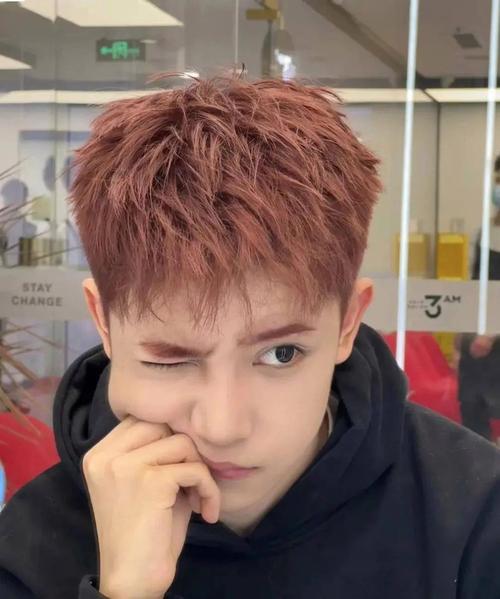 男生头发染什么颜色好看