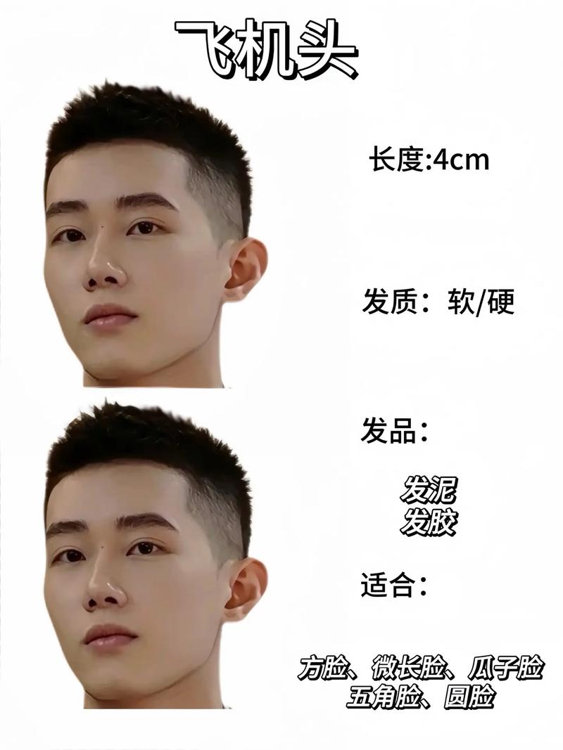 脸大男士适合什么发型