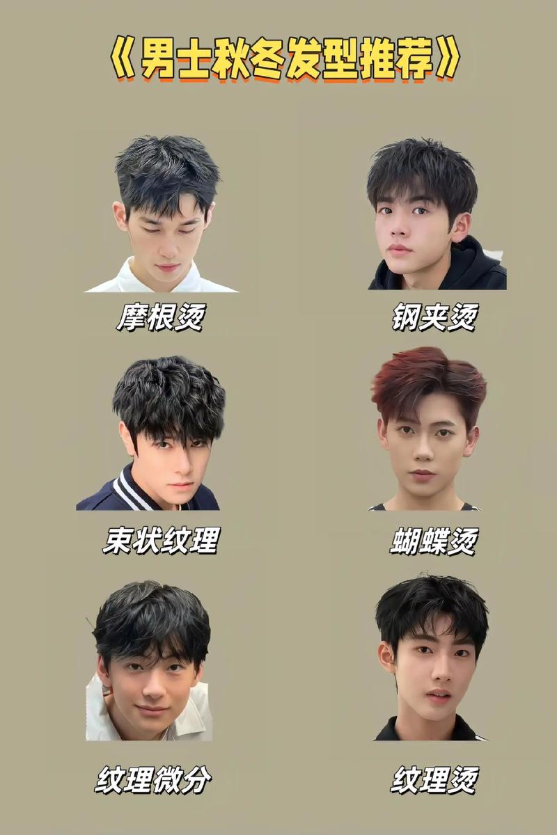 脸大男士适合什么发型