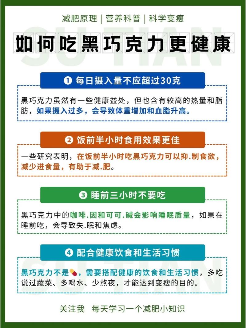 黑巧克力什么时候吃有利于减肥