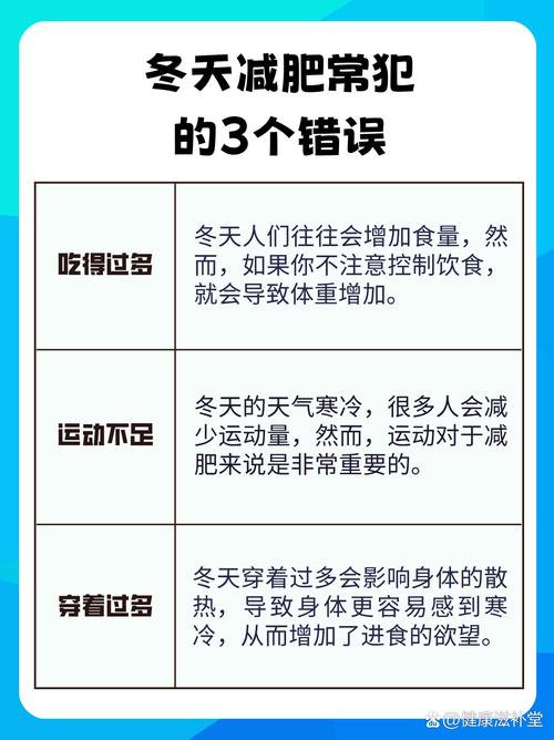 为什么冬天减肥没什么效果