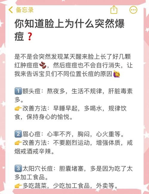 痘痘为什么长在脸上