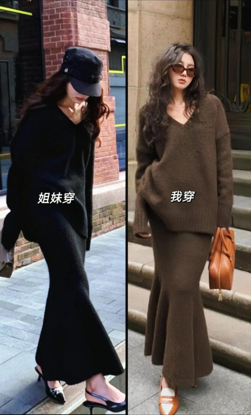 鱼尾长包裙怎么搭配什么外套冬季
