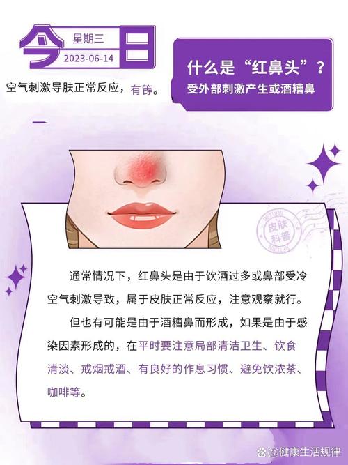 鼻头红肿是什么原因