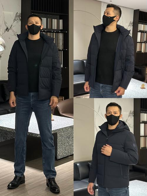 休闲男羽绒服怎么搭配裤子