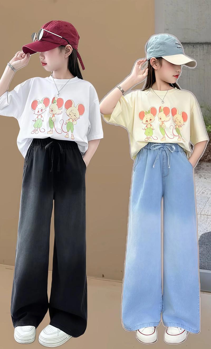 夏装牛仔裤怎么搭配