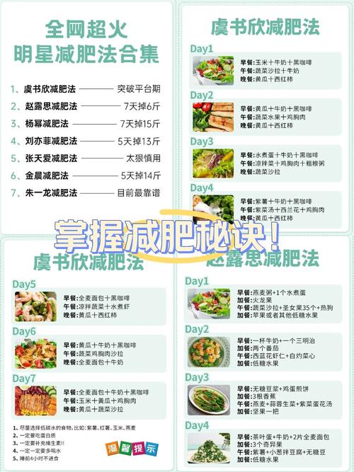 明星减肥时候吃什么