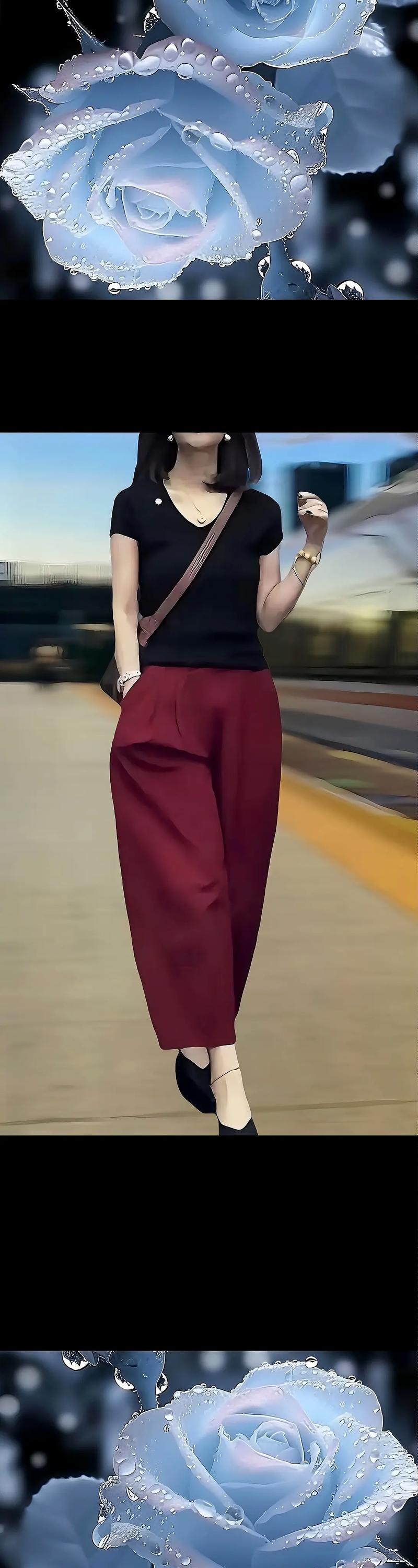 夏天酒红色怎么搭配衣服