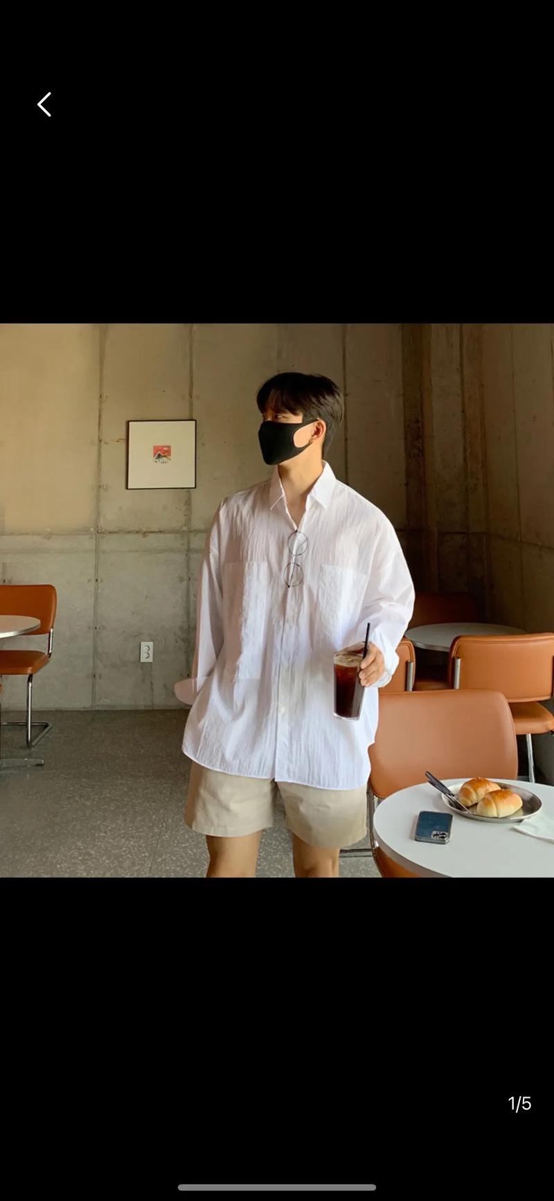 夏季白衬衫男怎么搭配图片