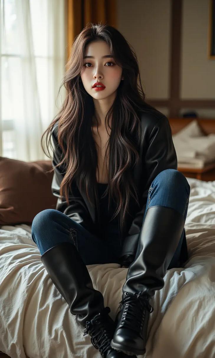 高筒鞋怎么搭配裤子