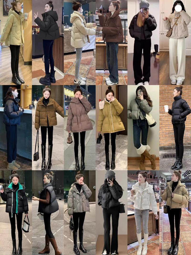冬天裤子鞋子怎么搭配衣服好看图片女生图片