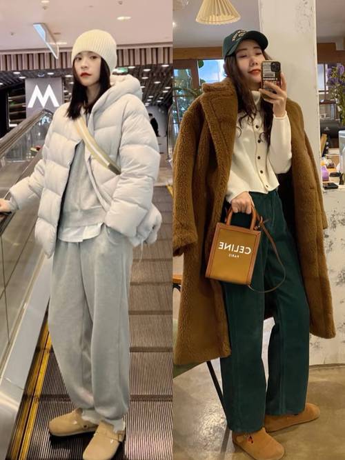 冬天裤子鞋子怎么搭配衣服好看图片大全